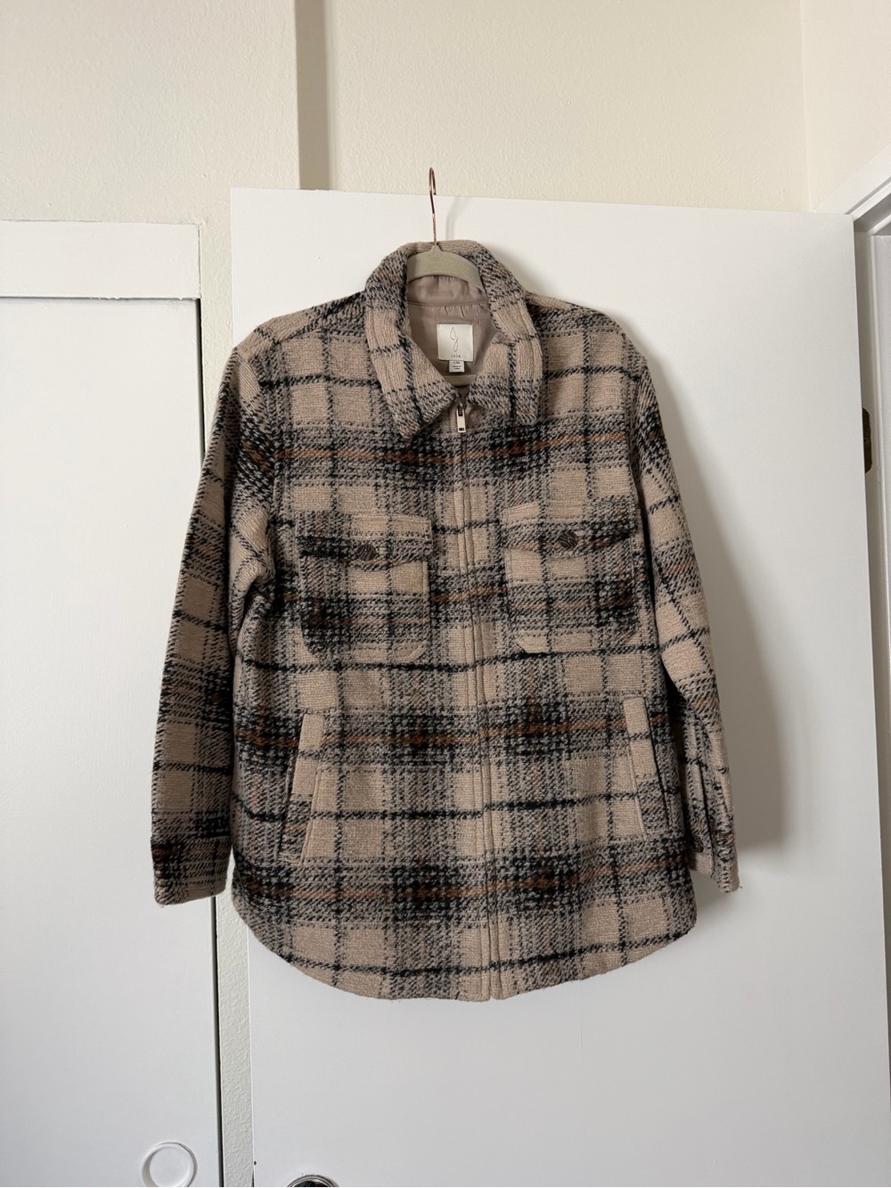 Joie Plaid Shacket